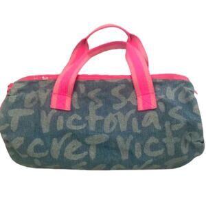 Victoria's Secret Spell Out Denim Gym Duffle Bag Weekender
Travel Blue